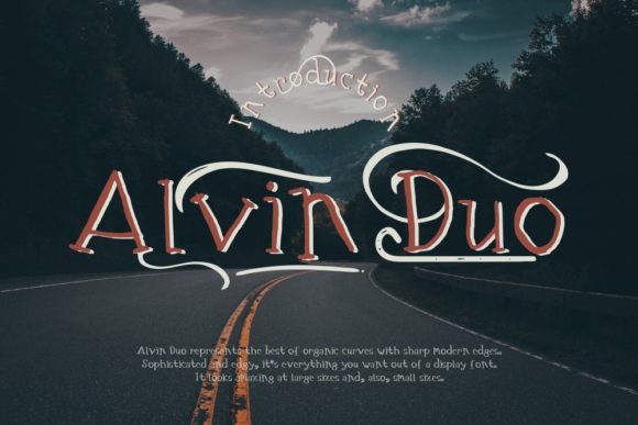 Alvin Duo: The Quirky Display Font for Scroll-Stopping Social Media Graphics