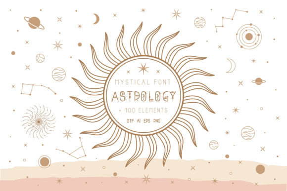 Astrology Typeface Review: Elevating Brand Identity with Mystical Display Fonts