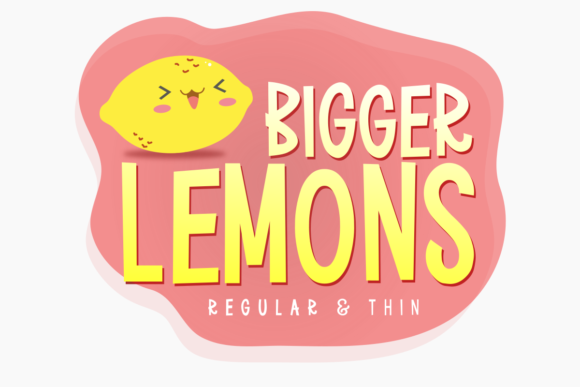 Bigger Lemons Font Review: A Sweet Display Typeface for Makers