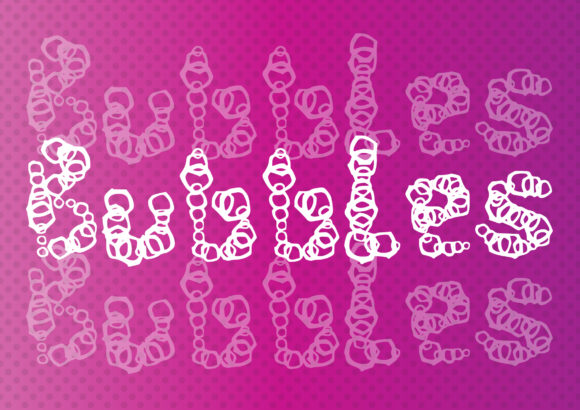 Bubbles: The Fun Display Font for Playful Digital Branding