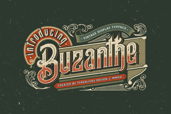 Buzanthe Font Review: A Vintage Display Gem