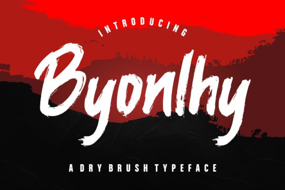 Byonlhy Brush Pen Display Font for Bold Branding