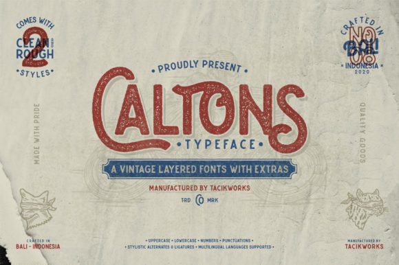 Caltons: A Playfully Nostalgic Display Font for Editorial Design