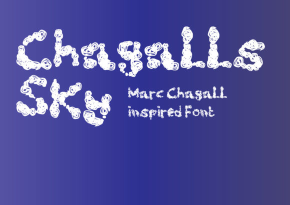 Chagalls Sky: A Quirky Display Font for Playful Branding