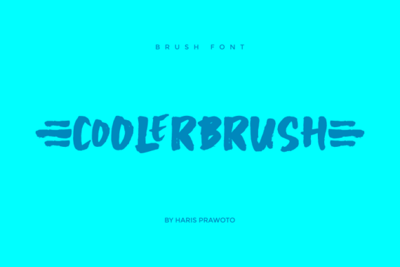 Coolerbrush Typeface: A Quirky Display Font for Modern Editorial Design