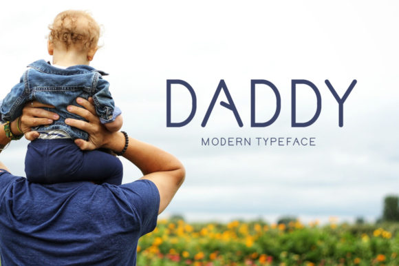 Daddy: A Modern Display Font for Relaxed Editorial Design