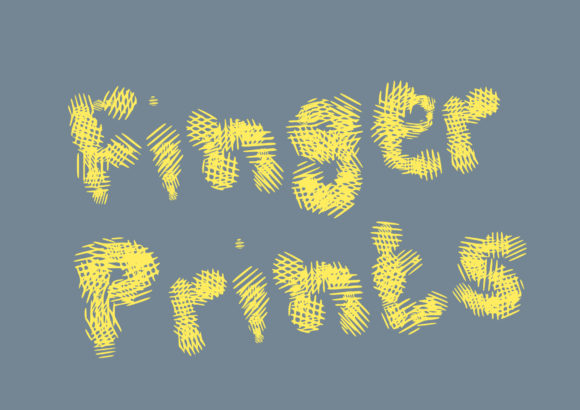 Finger Prints: A Hand-Brushed Display Font for Creative Branding