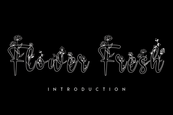 Flower Fresh Typeface: A Designer’s Take on Elegant Display Fonts