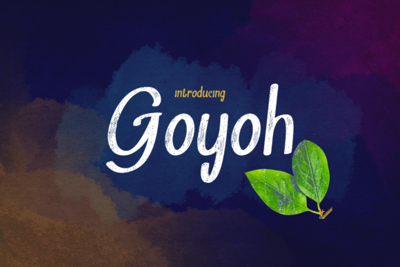 Goyoh Display Typeface for Modern Editorial Branding
