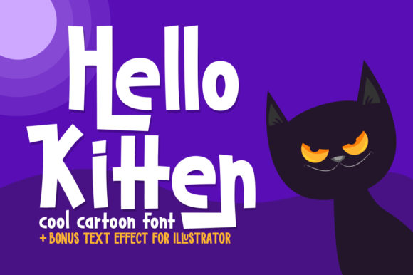 Hello Kitten Display Font Review for Brand Identity