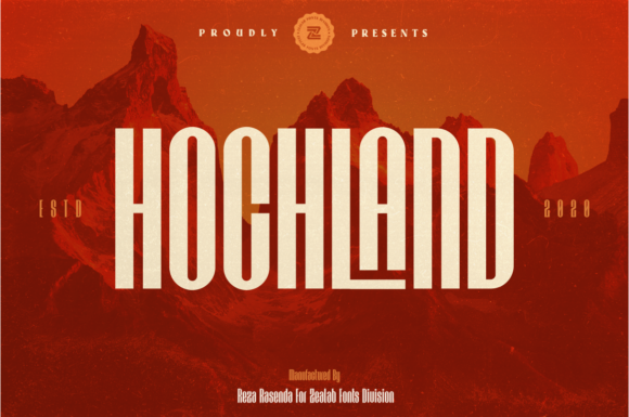 Hochland: A Modern Urban-Condensed Display Font for Bold Branding