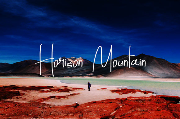Horizon Mountain Typeface: A Designer’s Take on Modern Display Fonts