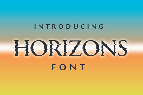 Horizons: The Fun Display Font for Elevated Small Business Branding