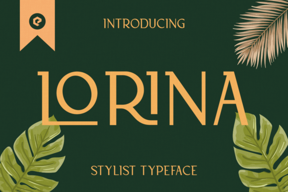 Lorina Display Font for Elegant Craft Designs