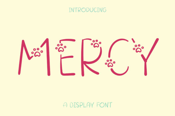 Mercy Typeface Review: A Sweet Display Font for Editorial Design