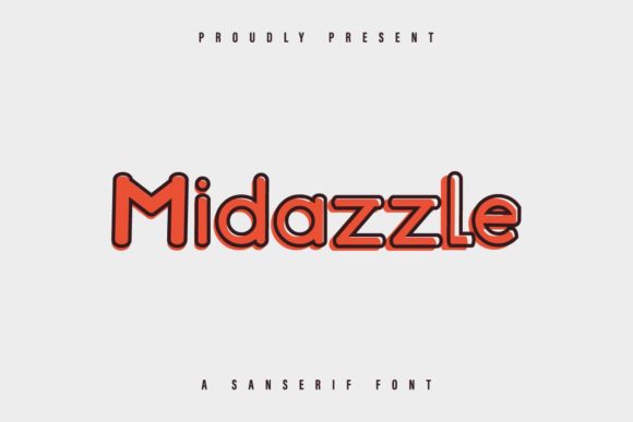 Midazzle: A Minimal Display Font for Editorial Design