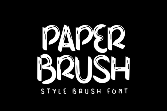 Paper Brush Typeface for Bold Campaign Visuals