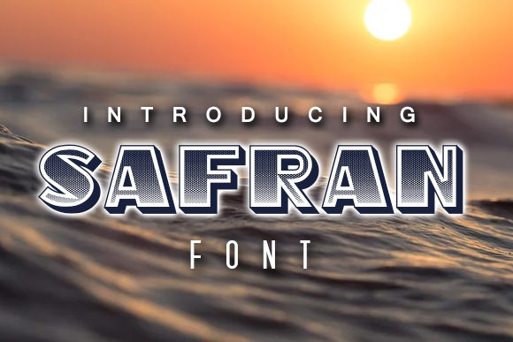 Safran Display Font for Bold Web Design