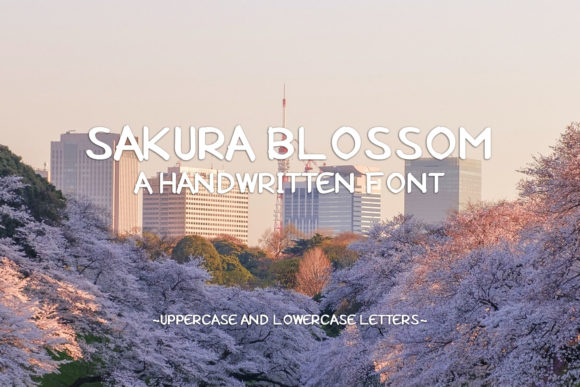 Sakura Blossom: The Perfect Cute Display Font for Sweet Branding
