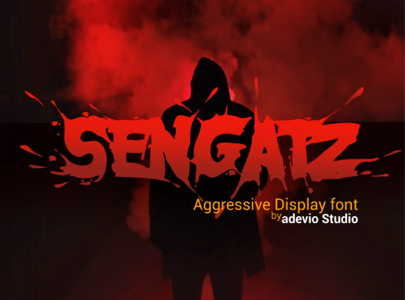 Sengatz: The Bold Display Typeface for Handmade Branding