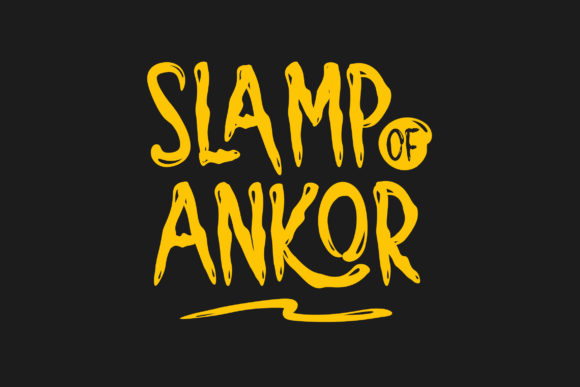 Slamp of Ankor Typeface Review for Editorial Design