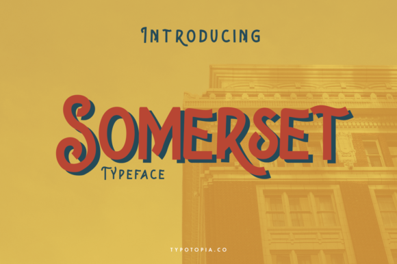 Somerset Display Font for Clean, Friendly Brand Identity