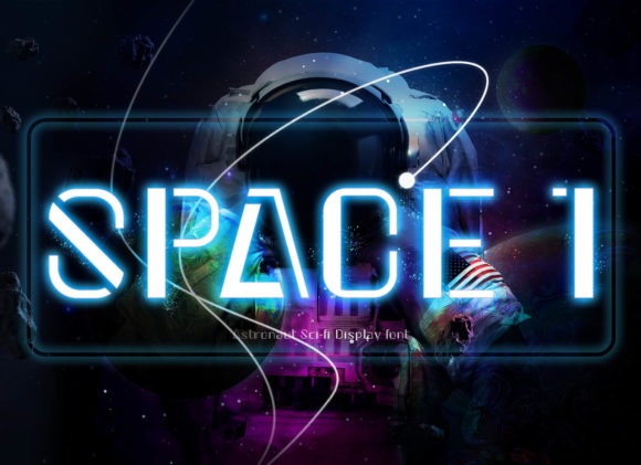Space 1 Typeface: A Futuristic Display Font for Modern Editorial Design