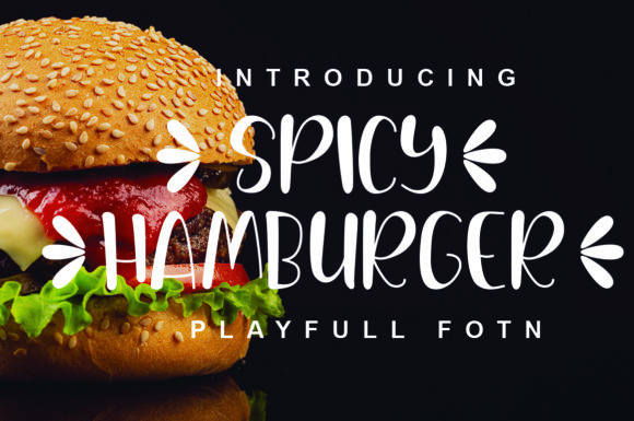 Spicy Hamburger Typeface Review for Editorial Design