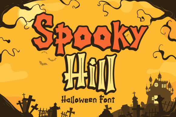 Spooky Hill: The Playful Display Font for Halloween Crafters