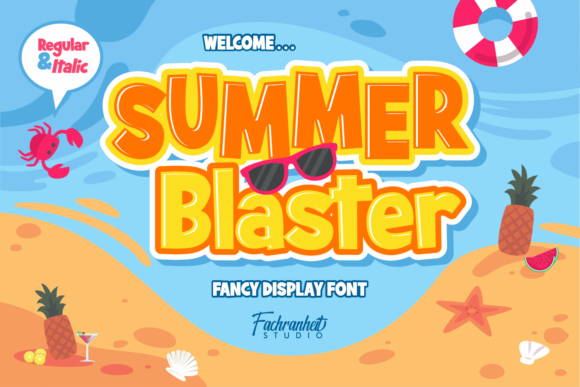 Summer Blaster: The Ultimate Bold Display Font Review