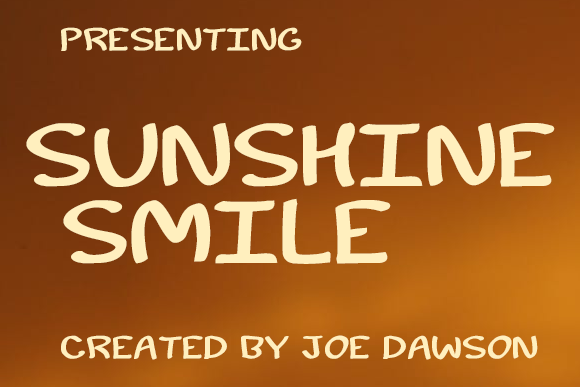 Sunshine Smile Typeface: Brighten Your Brand Identity