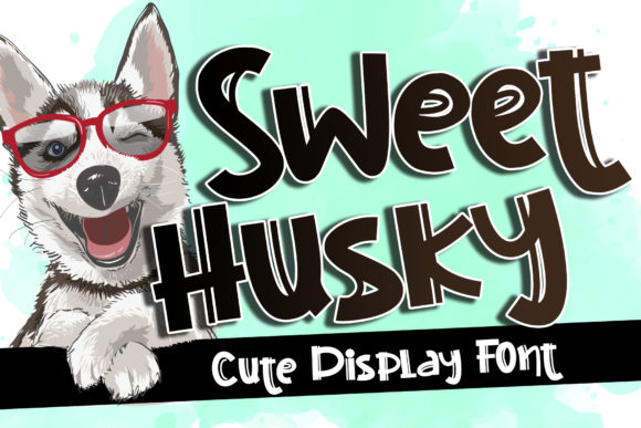 Sweet Husky Display Font for Handmade Crafts and Product Labels