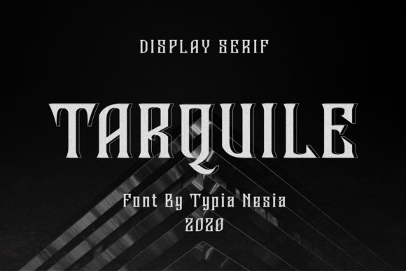 Tarquile: A Retro Display Font for Bold Editorial Design